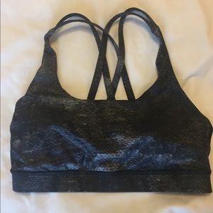 Lululemon Sequins Pattern Energy Bra
